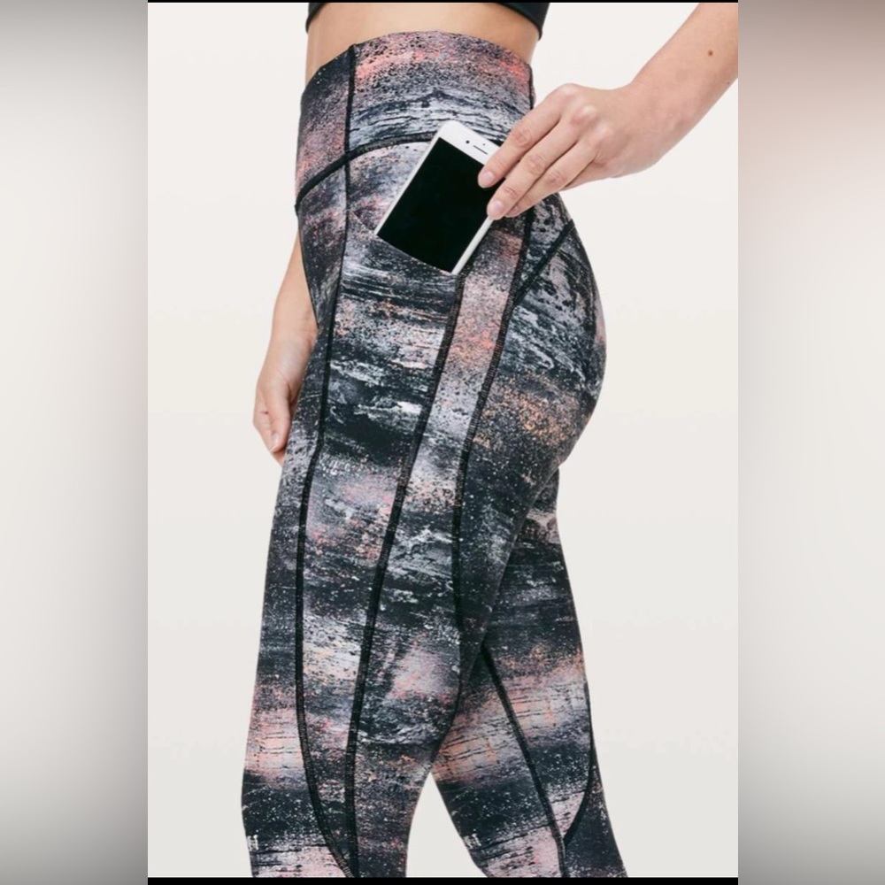Lululemon Time To Sweat Crop 23" Legging Size 8 Hi Rise Run Tight Luxtreme